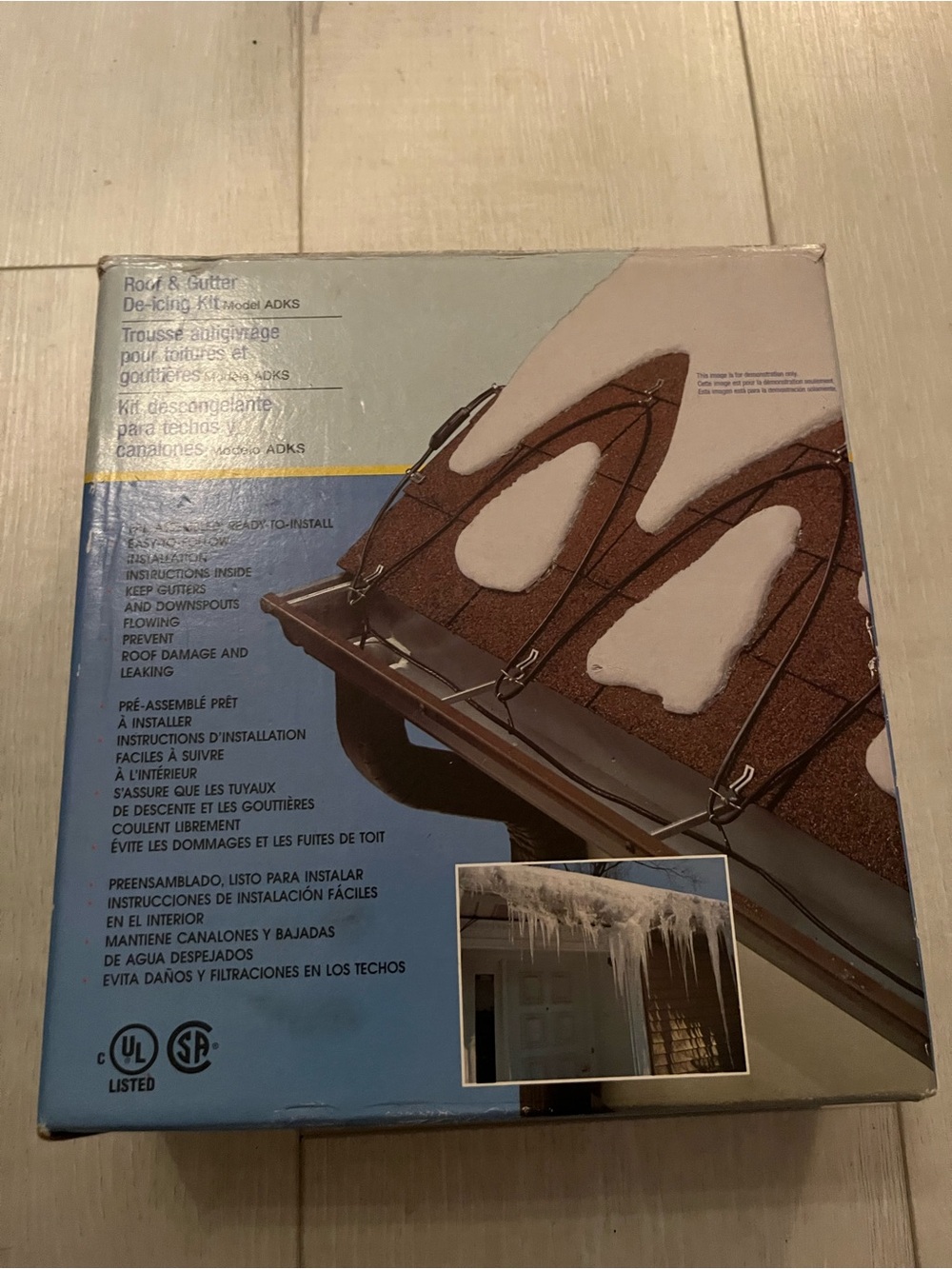 Roof & Gutter De-icing Kit - Brown